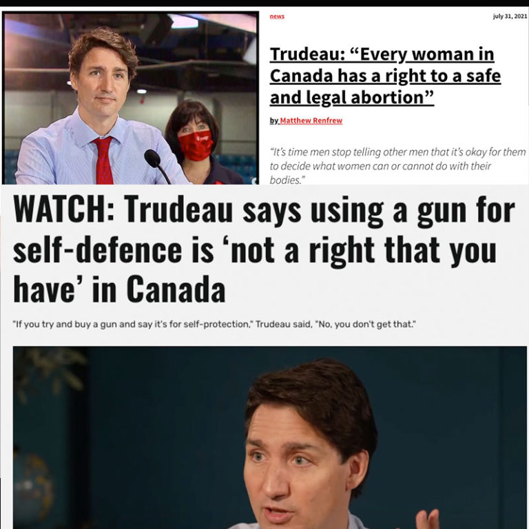 Trudeau: You Don't Have A Right to Defend Yourself with a Gun but You ...